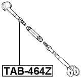 TAB-464Z - BUSHING, REAR LEFT TRANSVERSE ROD