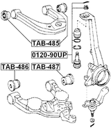 TAB-486 - BUSHING, FRONT LOWER CONTROL ARM