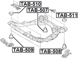 TAB-508 - SUBFRAME BUSHING