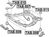 TAB-509 - SUBFRAME BUSHING