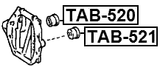 TAB-520 - DIFFERENTIAL MOUNT BUSHING (HYDRO)