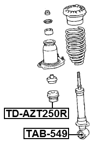 TAB-549 - BUSHING, REAR SHOCK ABSORBER