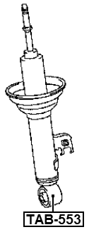 TAB-553 - FRONT SHOCK ABSORBER BUSHING