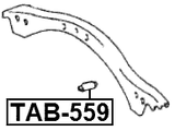 TAB-559 - BUSHING, FRONT UPPER CONTROL ARM