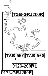 TAB-560 - REAR ROD BUSHING