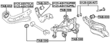 TAB-597 - REAR TRANSVERSE ROD BUSHING