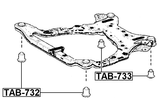 TAB-732 - SUBFRAME FRONT BUSHING