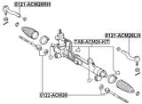 TAB-ACM26-KIT - STEERING RACK BUSHING KIT