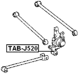 TAB-J520 - REAR KNUCKLE BUSHING