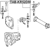 TAB-KR52DM - FRONT DIFFERENTIAL MOUNT