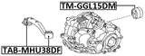 TAB-MHU38DF - DIFFERENTIAL MOUNT BUSHING