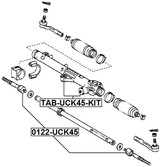 TAB-UCK45-KIT - STEERING RACK BUSHING KIT