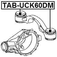 TAB-UCK60DM - DIFFERENTIAL MOUNT BUSHING