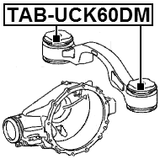 TAB-UCK60DM - DIFFERENTIAL MOUNT BUSHING