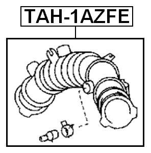 TAH-1AZFE - AIR CLEANER HOSE