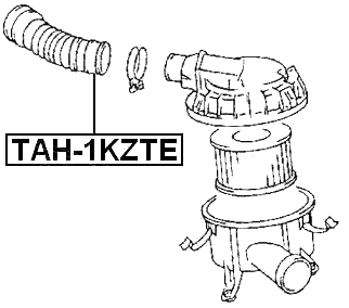 TAH-1KZTE - AIR CLEANER HOSE