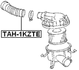 TAH-1KZTE - AIR CLEANER HOSE