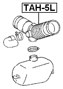 TAH-5L - AIR CLEANER HOSE