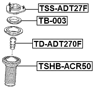 TB-003 - FRONT SHOCK ABSORBER BEARING