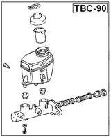 TBC-90 - BRAKE MASTER CYLINDER