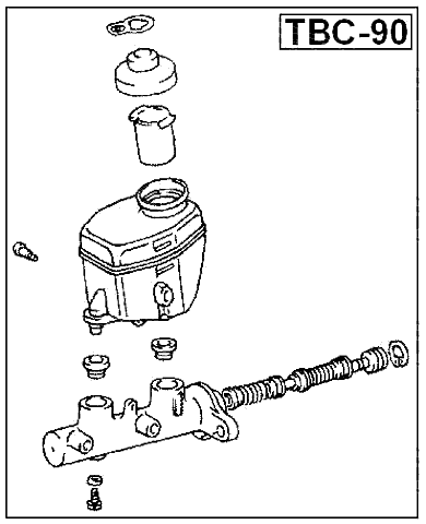 TBC-90 - BRAKE MASTER CYLINDER