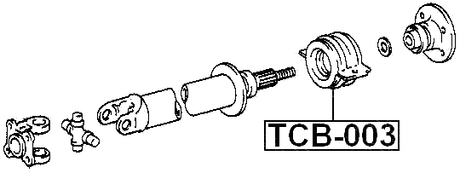 TCB-003 - DRIVE SHAFT BEARING
