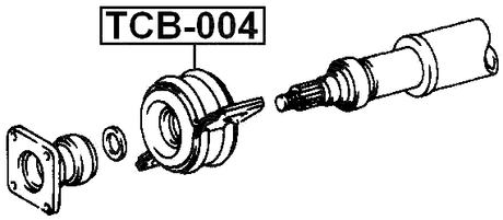 TCB-004 - DRIVE SHAFT BEARING