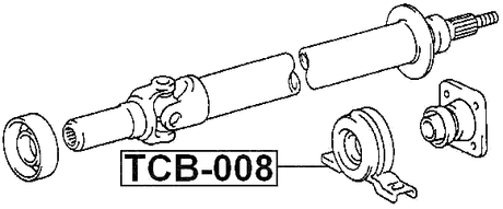 TCB-008 - DRIVE SHAFT BEARING
