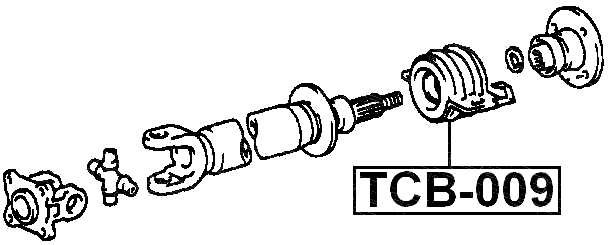 TCB-009 - DRIVE SHAFT BEARING