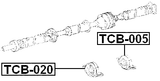 TCB-020 - DRIVE SHAFT BEARING