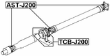TCB-J200 - DRIVE SHAFT BEARING