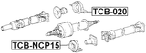 TCB-NCP15 - DRIVE SHAFT BEARING