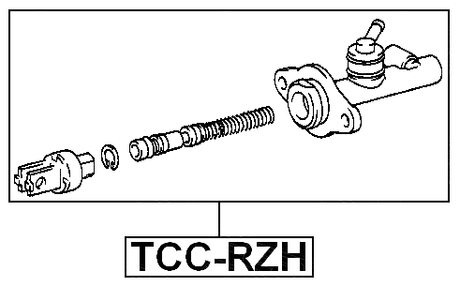 TCC-RZH - CLUTCH MASTER CYLINDER