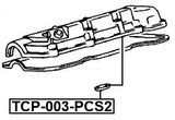 TCP-003-PCS2 - SEAL RING, SPARK PLUG TUBE PCS 2