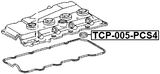 TCP-005-PCS4 - SEAL RING, SPARK PLUG TUBE KIT PCS 4