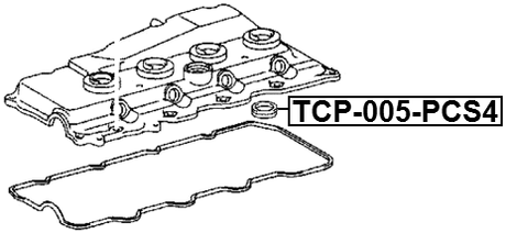 TCP-005-PCS4 - SEAL RING, SPARK PLUG TUBE KIT PCS 4