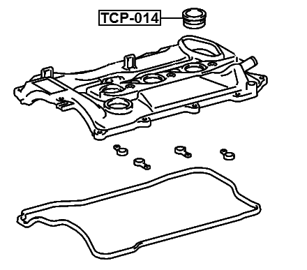 TCP-014 - SEAL RING, SPARK PLUG TUBE