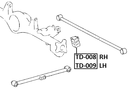 TD-009 - REAR SHOCK ABSORBER JOUNCE BUMPER