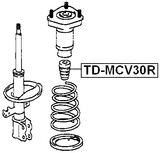 TD-MCV30R - REAR SHOCK ABSORBER JOUNCE BUMPER