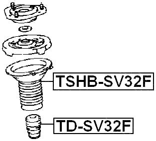 TD-SV32F - FRONT SHOCK ABSORBER JOUNCE BUMPER