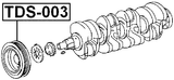 TDS-003 - CRANKSHAFT PULLEY 2E/4EFE/5EFE