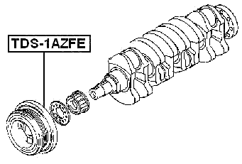 TDS-1AZFE - CRANKSHAFT PULLEY 1AZFE/2AZFE