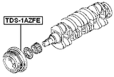 TDS-1AZFE - CRANKSHAFT PULLEY 1AZFE/2AZFE