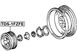 TDS-1FZFE - CRANKSHAFT PULLEY