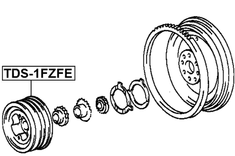 TDS-1FZFE - CRANKSHAFT PULLEY
