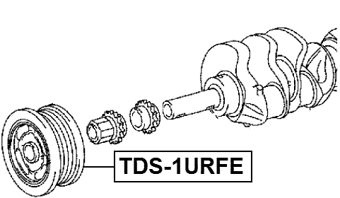 TDS-1URFE - CRANKSHAFT PULLEY