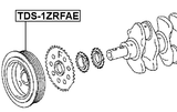 TDS-1ZRFAE - CRANKSHAFT PULLEY