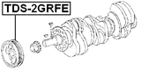 TDS-2GRFE - CRANKSHAFT PULLEY 2GRFE