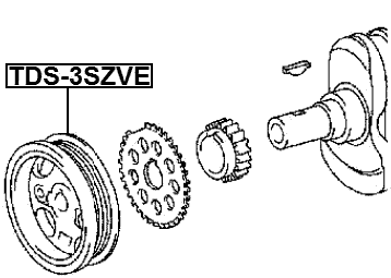 TDS-3SZVE - CRANKSHAFT PULLEY 3SZVE