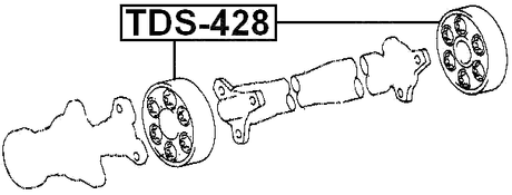 TDS-428 - DRIVE SHAFT COUPLING